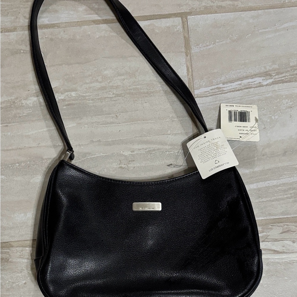 Black Leather Shoulder Bag